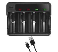 Uqezagpa AA 3A Battery Charging for Rechargeable Batteries USB Fast Charging with Independently