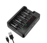 Uqezagpa AA 3A Battery Charging for Rechargeable Batteries USB Fast Charging with Independently