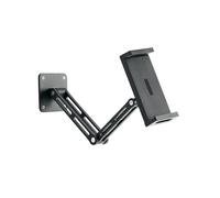 Uqezagpa Adjustable Angled AntiSlip Aluminum Wall Mount Bracket For Phones Tablets Stable Horizontal Vertical Viewing Bathroom Safe Phone Wall Mount