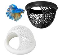 Uqezagpa Adjustable Bettas Fish Hammocks for Aquariums Resting Areas Promoting Natural Habitats Easy Setup Safe Resting Bed