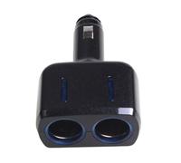 Uqezagpa Adjustable Car Charging 2 in 1 Double Socket Power Adapter with Beautiful LED Lighting for 12V/24V