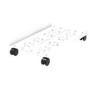 Uqezagpa Adjustable Computer Tower Stand Mobile CPU Stand With 4 Rolling Caster Wheel Under Desk CPU Holder PC Floor Risers Flexible Computer Tower