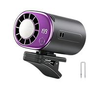 Uqezagpa Adjustable Cooling Device with Chilled Relief Function Adjustable Waist Strap and Long Lasting Battery for Hot Climate Multifunctional Ice Fan