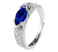 Uqezagpa Adjustable Moissanites Diamonds Rings Decoration for Trendy Women Promoting Elegant Styles and Mood