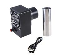 Uqezagpa Adjustable Speed BBQ Air Blower Fan with USB Cable Stainless Steel Nozzle for Outdoor Cooking Electronics