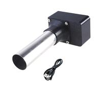 Uqezagpa Adjustable Speed BBQ Air Blower Fan with USB Cable Stainless Steel Nozzle for Outdoor Cooking Electronics