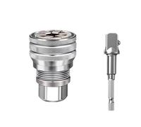Uqezagpa Adjustable Universally Socket Wrench, Manual Socket Wrench,Sleeve, 10mm-19mm Universally Socket Tool for 3/8"