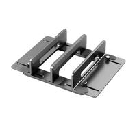 Uqezagpa Adjustable Vertical Laptop Stand For Desk Space Efficient Aluminum Notebook Holder For Multiple Devices Laptop Stand