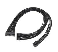 Uqezagpa Advances 24Pin Cable 10+18PIN To 24PIN Power Extension Cord 18AWG 41x0.16TS Cable For Stable Power Delivery Wiring