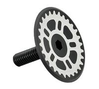 Uqezagpa Aluminum Alloy Bike Headsets Top Caps Integrated Road Bike Stem Headsets Top Caps Covers Bicycles Accessories Enduring Aluminum Alloy Headset