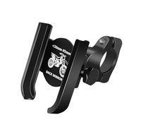 Uqezagpa Aluminum Alloy Motorcycle Electric Bikes Scooters Phone Mount Rack With Shockproof Design For Stable Navigation And Call Easy Install Handlebar Mount