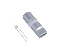 Uqezagpa Aluminum Alloy Type C Connector Shell Housing Skin Built in LED Light Easy Installation for Do-it-yourself Enthusiasts Repair Type C Cable