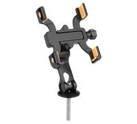 Uqezagpa Aluminum Alloys Bike Phone Holder Bicycles Phone Clamps Stem Top Mount Clip Adjustable Nonslip Cycling Brackets Aluminum Alloys Road Bike Holder