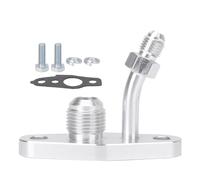 Uqezagpa Aluminum AN8 Turbos Oil Drain Return Flange Adapter Kit Turbos Fitting For CT9 / CT12 / CT20 CT26 Car Repair Oil Drain Flange