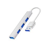 Uqezagpa Aluminum USB C/USB Splitter 4 Port USB Splitter Multiport Extended 3xUSB2.0+1xUSB3.0 Adapter for PC Keyboards Laptop