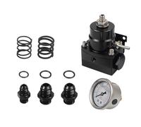 Uqezagpa AN8 AN6 Ports Fuels Pressure Regulator Set for Multiple Car Motorcycle Models for Management Systems Adjustable Pressure Regulator Set
