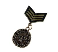 Uqezagpa Antique Enthusiast Badge Historical Value Collectible Emblems Badge Metal Pin for Clothes