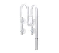 Uqezagpa Aquariums Skimmer Clear Tube for Filter Filtration for Oil Protein Scums Filter Drain Tube