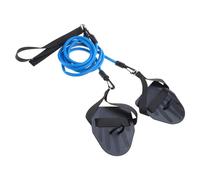 Uqezagpa Arm Strength Exercise Swimming Resistance Exercise Bands Set Swimming Arm Strength Trainer Powercord With Paddles Land Gear