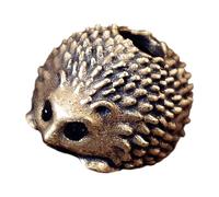 Uqezagpa Artistic Copper/Brass Hedgehog Paracord Lanyard Charm Craft Accessory for Jewelry Making Creative Jewelry Accessory Charm