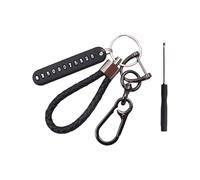 Uqezagpa Auto Vehicle Phone Number Card Chain Anti-lost Phone Number Plate Keyring Car Interior Decoration Chain Holder Anti Loss Card
