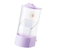 Uqezagpa Automatic Not Mess Bird Feeder Clear Parrots Food Holder Container for Cage Reducing Waste for Small