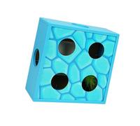 Uqezagpa Automatic Rotating Puzzle Chew Resistant ABS Construction with Multiple Holes for Exploration Automatic Cats Scratcher House
