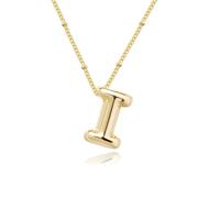 Uqezagpa Balloon Styles Smooth Letter Necklace Adjustable Alloy Chain Suitable For Fashionable Youthful Women And Gift Giving Festival Celebration Necklace