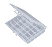 Uqezagpa Battery Holder 10 Grids AA Battery Holder Case Organizers Container Batteries Storage Box Holder Hard