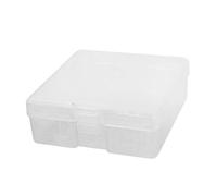 Uqezagpa Battery Holder 100Pcs AA 3A Battery Holder Case Organizers Container Batteries Storage Box Holder Hard
