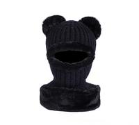 Uqezagpa Bear Pattern Hat Adult Soft Plush Thicken Female Versatiles Stylish For Ladies And Kids Party Fun Hat