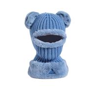 Uqezagpa Bear Pattern Hat Adult Soft Plush Thicken Female Versatiles Stylish For Ladies And Kids Party Fun Hat