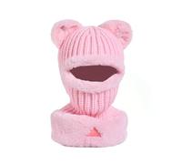 Uqezagpa Bear Pattern Hat Adult Soft Plush Thicken Female Versatiles Stylish For Ladies And Kids Party Fun Hat