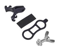 Uqezagpa Bicycles Flashlight Light Torch Holder Bikes Lamp Mount Clamp Stand Holder Clip Bicycles Headlight Handlebar Bracket Bike Front Light Mount