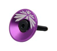 Uqezagpa Bike Fork Tube Cover Bicycles Headsets Top Caps Aluminum Alloy Bicycles Stem Tops Caps Part Bike Fork Cover With Screw