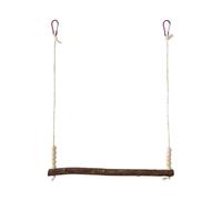 Uqezagpa Bird Climird Climbing Beads Perch Parrot Cage Toy Swing with Hooks Hanging Chew Toy for Rooster Hen