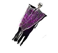 Uqezagpa Bone Chilling Floating Specter Decoration With Flexible Limbs Battery Operated LED Light For Eerie Night Decorating Halloween Hanging Phantoms