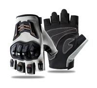 Uqezagpa Breathable Half Finger Motorcycle Gloves With Antislip And Protective Padding For Safe Cycling Motorcycle Gloves