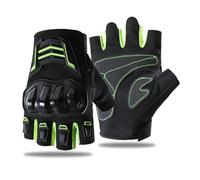 Uqezagpa Breathable Half Finger Motorcycle Gloves With Antislip And Protective Padding For Safe Cycling Motorcycle Gloves