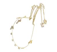 Uqezagpa Bridal Hair Hoop Girl Birthday Party Elegant Pageant Woven Crystal Girl King Costume Headwear Halloween Hairband Adjustable Women's Hair Clamp