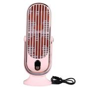 Uqezagpa Brushless Desk Fan With LED Display Desktop Tower Fan 5 Speed Adjustable For Home Office Bedroom Table Small Cooling USB Powered Table