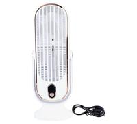 Uqezagpa Brushless Desk Fan With LED Display Desktop Tower Fan 5 Speed Adjustable For Home Office Bedroom Table Small Cooling USB Powered Table