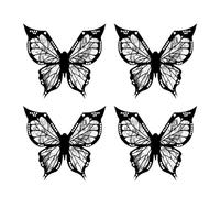 Uqezagpa Butterfly for Eyeliners Multifunctional Aid Quick Eye Makeup Tool for Eyebrow Eyelashes Lip Line Stamping