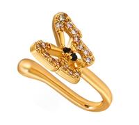 Uqezagpa Butterfly Shaped Nose Clip Stylish Diamonds Adorned Butterfly Nose Clip Gothic Styles Women's Fashion Jewelry Women's Fashion Jewelry