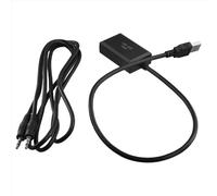 Uqezagpa Car USB Stereo Connector Extension Plugs And Play Suitable For Clear Sound Seamlessly Music Streaming Easy Installation AUXiliary Connector