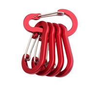 Uqezagpa Carabiner Clips, 5Pcs Heavy Duty Hook for Gym, Camping, Hiking, Outdoors, Small for Leash, Harness Lightweight
