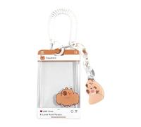 Uqezagpa Cartoon Card Case and Lanyard Set Identity Card Protectors Case with Retractable Card Case with Spring