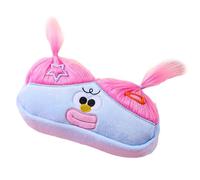 Uqezagpa Cartoon Plush Pencil Pouches Large Capacity Zippered Pencil Case Plush Case Boy Girl Student Cartoon Pen Pen