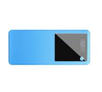 Uqezagpa Case 16x18650 Battery Holder Type-C Double USB Output Charging Box For Phone Battery Charging Case Housing Type C Input blue