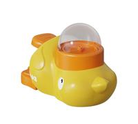 Uqezagpa Cats Foraging Feeder Teasing Kibble Feeder Desktop Floor Exercise Playing Multifunctional Cats Pedal Toy Collision Activated Food Dispenser